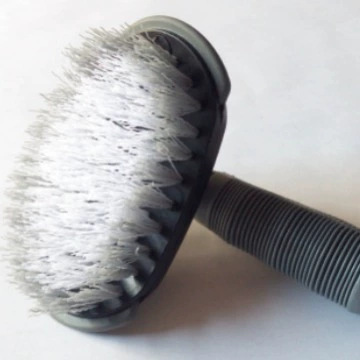 Фабрика прямой T слово автомойки шин кисти концентратор кисти изогнутой ручкой кисти оптом пластиковые автомобильные шины кисти