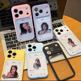 秒变高透大视窗适用苹果17promax手机壳iPhone16/15全包13/12防摔
