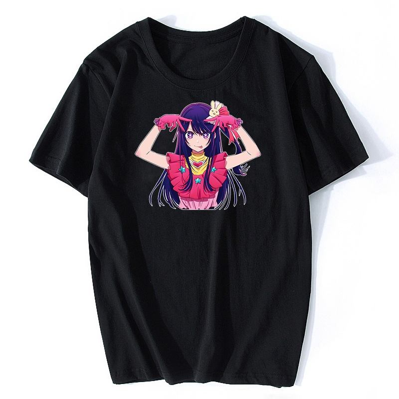 My child's clothes, Hoshino loves T -shirt Rubya Akana Kana Akane Oshi No KO Cross -border 5