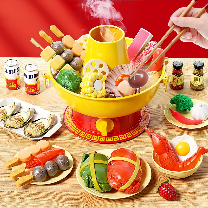 Симулятор горячего горшка 3 Детская домашняя кухня 6 Детские кусают