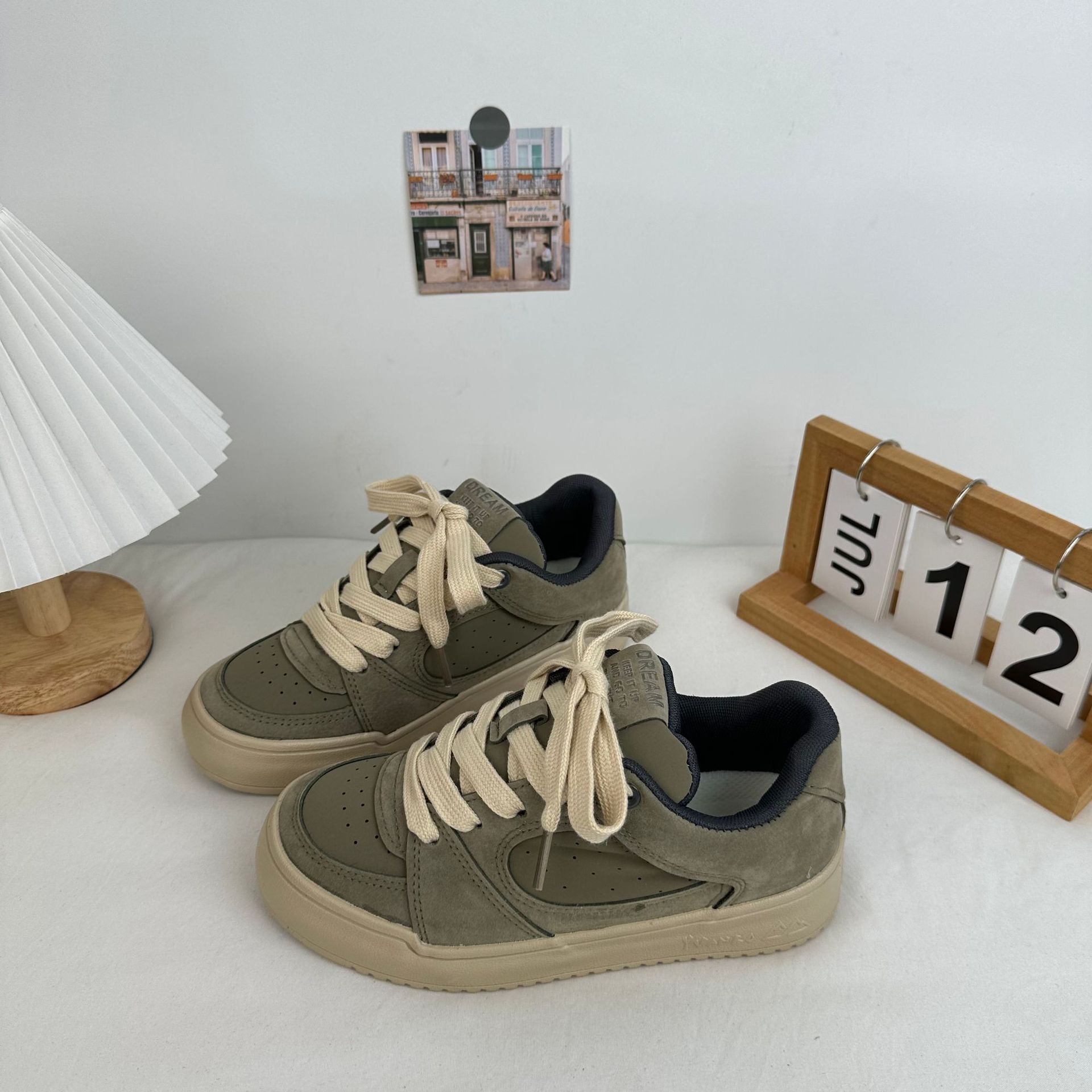 Zapatos de fondo suave retro de ondas de largo 2024 nuevos zapatos de pan casuales de nicho para mujeres image 5