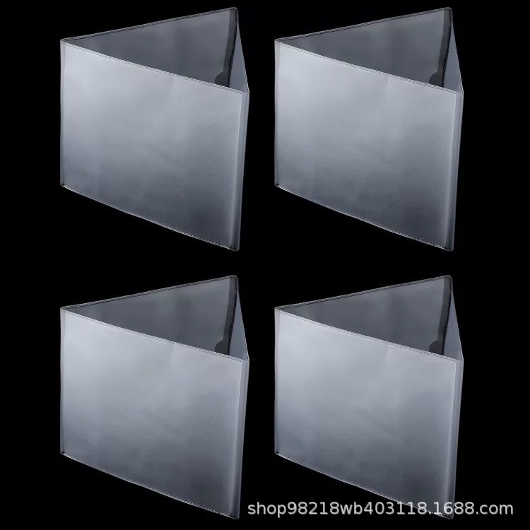 4PCS Cross-Border Mahjong Card Sleeves PVC American Mahjong Rule Cards Mahjong Instruction Manual Scoring Rules Card Sleeves