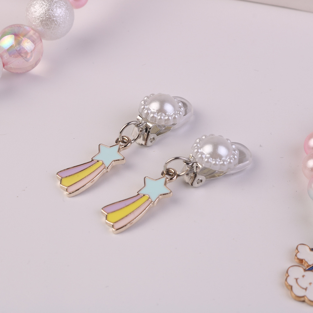 Estilo coreano de los niños collar de perlas pulsera traje unicornio collar niñas transfronterizo Accesorios Al Por Mayor