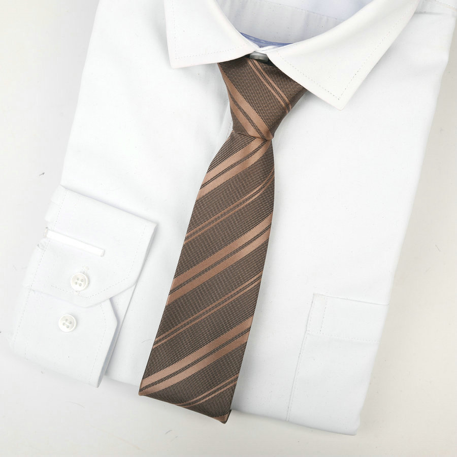 Nueva ropa formal de negocios de boda corbata de los hombres de la cremallera 7cm 1200 aguja de seda de poliéster traje de corbata de los hombres