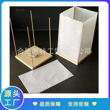 外贸出口 25cm高  木底方形水灯河灯  许愿灯  DIY手绘河灯
