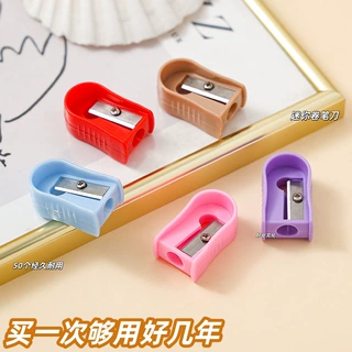 迷你单孔多色小卷笔刀小型转笔刀儿童小学生铅笔刀手动塑料削笔器