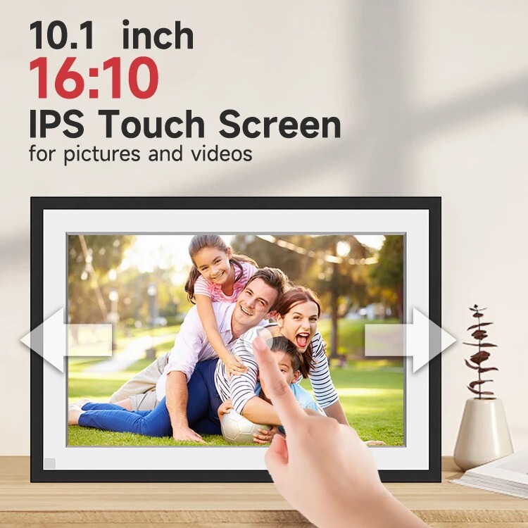 10.1 Cunyun Photo Frame Frameo Photo Frame Smart Digital Photo Frame Wifi Touch Control Mobile Phone Remote APP