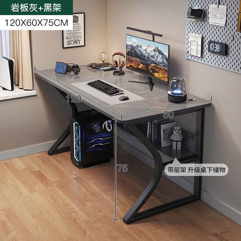 [C자형 선반] 120cm 슬레이트 그레이