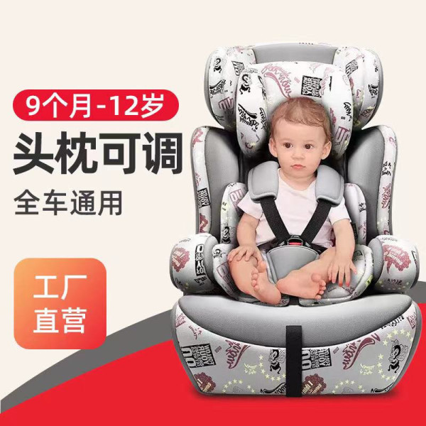 Children's foldable chair for car