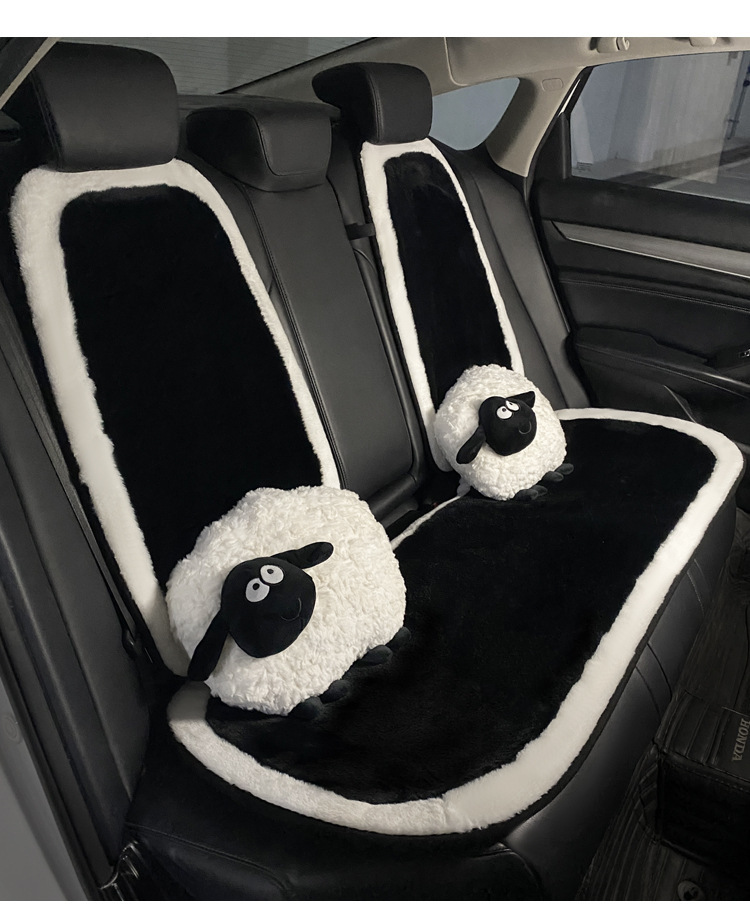Car Headrest for All Seasons, Neck Pillow, Car Internet Celebrity Model, Sheep Has a Sheep Car Pillow, Car Lumbar Support