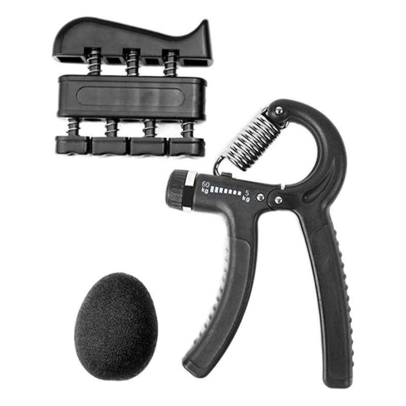 Traje de agarre en stock pulsera ejercicio mano fuerza agarre traje equipo de entrenamiento agarre conjunto de cinco piezas