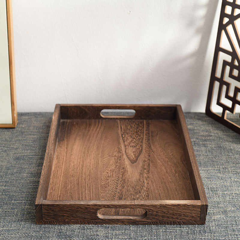 Wooden rectangular fruit tea