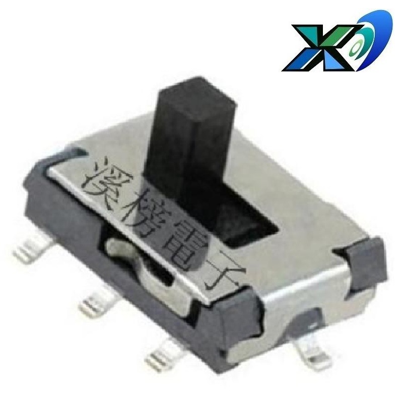 迷你2档拨动开关两位 厂销2位拨码开关贴片式 贴片式2档滑动开关