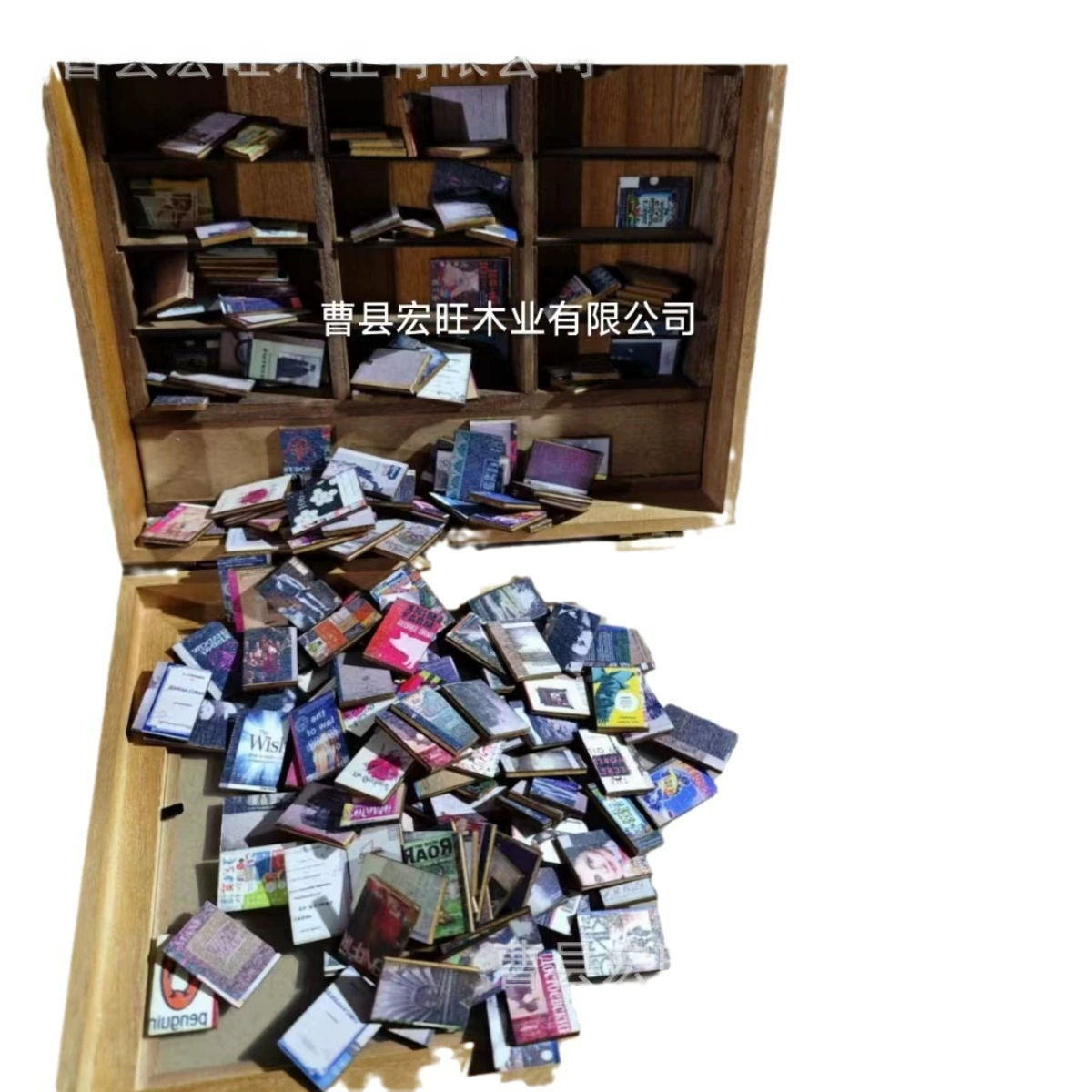 Кросс -граница новый продукт Shake ANXiedy Booksheld 2024 Creative Anti -Anxiety Revitalizes Bookshelf Small Lab