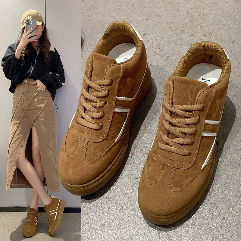 Винтажная рабочая обувь, женская 2023, весна и осень, новая немецкая тренировочная обувь на толстой подошве, универсальная спортивная повседневная обувь