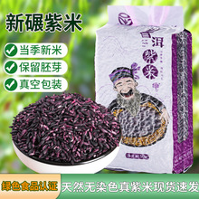 云南紫米22年新货云南特产粗粮五谷杂粮紫糯米黑米热奶宝原料