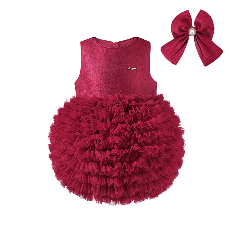 233 보르도 레드 (민소매+프리보우)