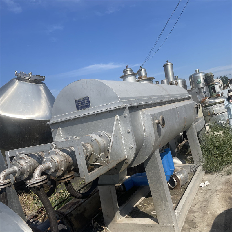 二手双轴桨叶干燥机 真空干燥设备  回转式真空干燥机