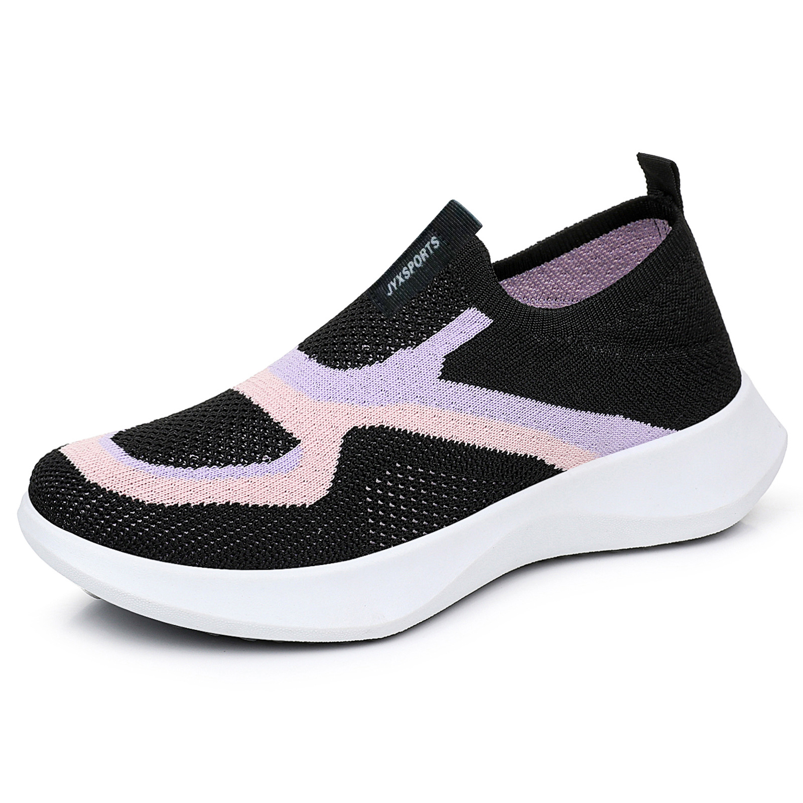 Zapatos casuales de primavera para mujeres, zapatos de tela transpirables, zapatos de tela suave, no cansados, zapatos de tela de un pie.