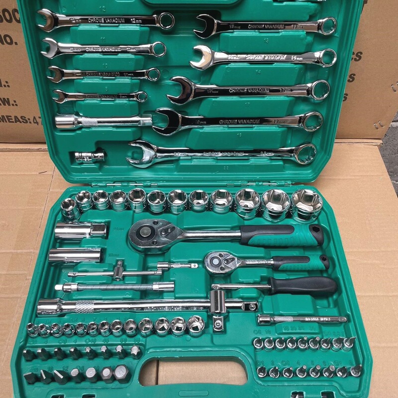 Minda Hardware 150 ピース自動車修理ツールセット車の修理セットソケットレンチ組み合わせツール修理|undefined