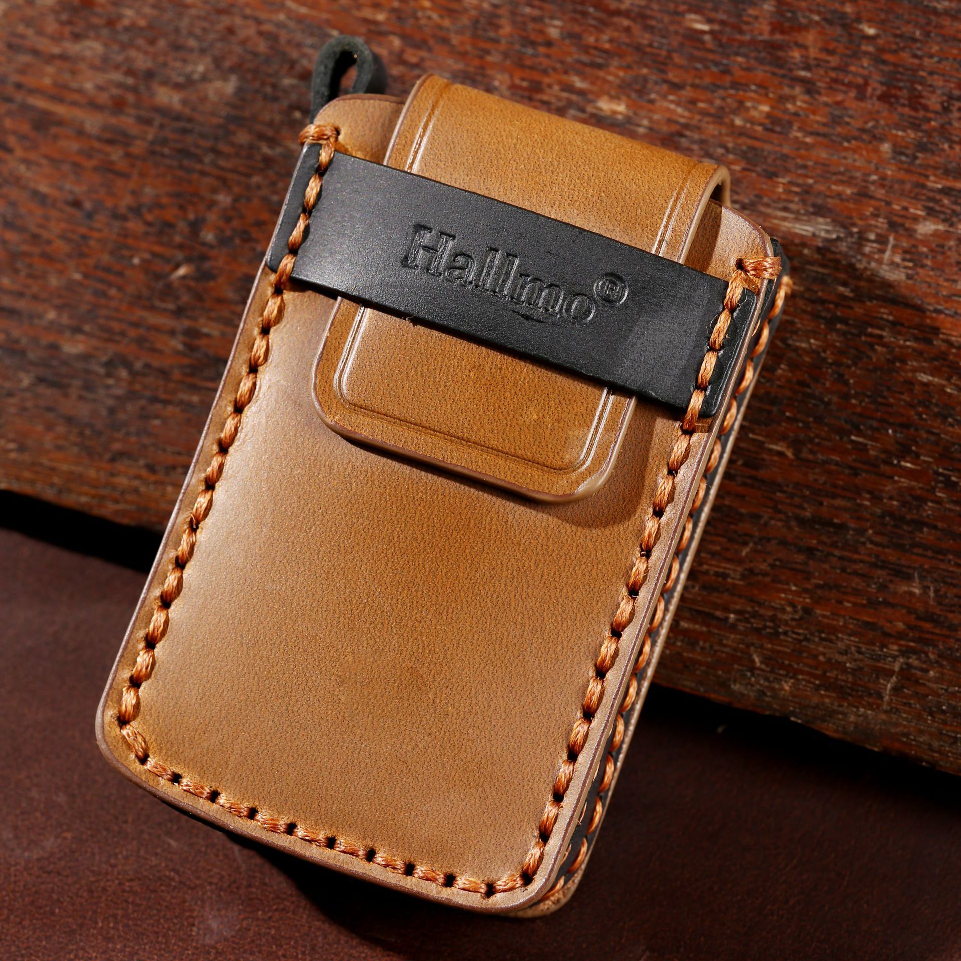 Venta caliente transfronteriza caso de la llave del coche adecuado para JEEP Nuevo Gran chenoji caso clave de protección Shell cuero genuino