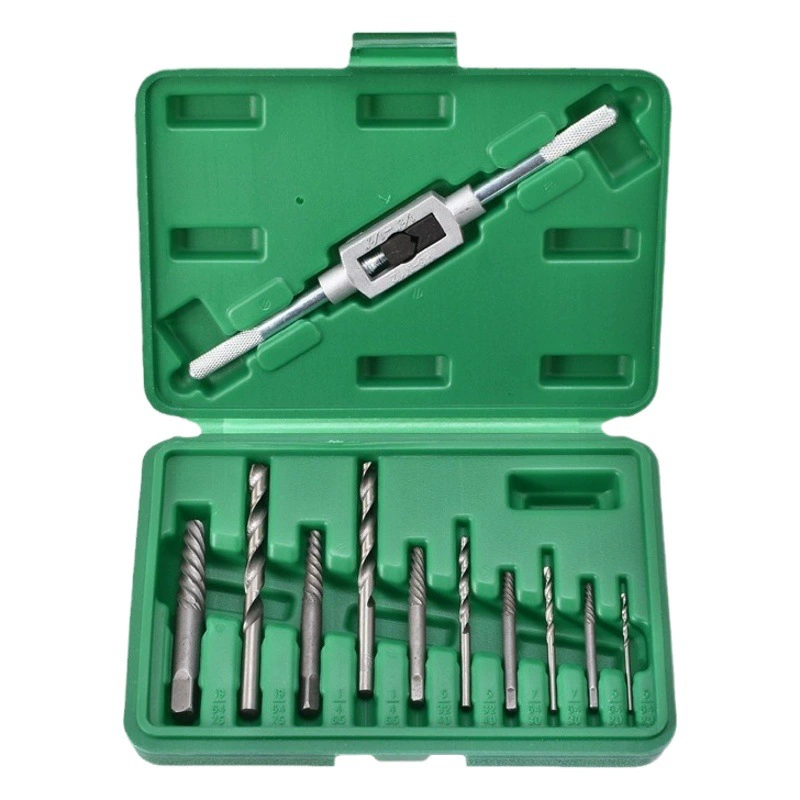 Ремонт машины из быстрорежущей стали с высокой твердостью из 11 частей Экстрактор для сломанной проволоки из 11 частей 3-10 мм Экстрактор для винтов со сломанной головкой