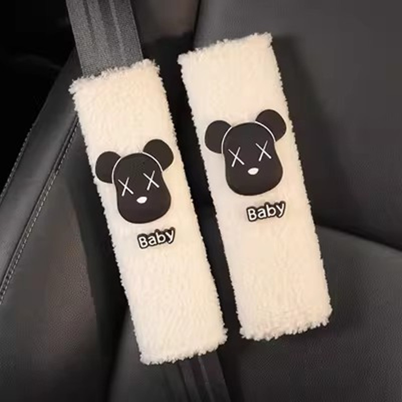 Funda Protectora de Felpa para Cinturón de Seguridad Felpa Decorativo