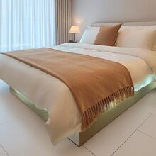 新款奶油风网红床尾巾床尾毯床旗沙发搭巾装饰毯盖毯搭毯批发跨境