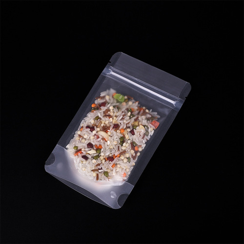 Sanding transparent self-sealing plastic bags, transparent plastic bags, candy small packaging bags, food bags, sealed plastic bags, wholesale