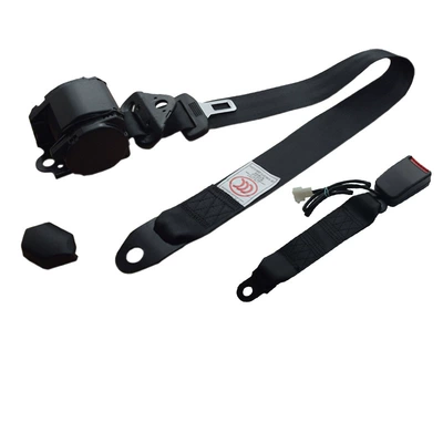 Car seat belt, Truck Automatic Retractable Emergency Locking - plastic-coated-k3-retractor-35cm-webbing-wire-base-normally-closed