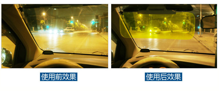 Car Anti-High Beam Night Vision Artifact Anti-Glare Sun Visor Nemesis Car Dazzling Day and Night Driver's Goggles