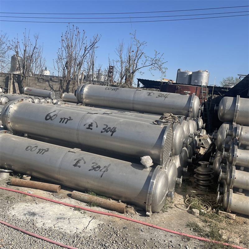 购销二手冷凝器  列管式真空换热设备  化工常压式换热设备