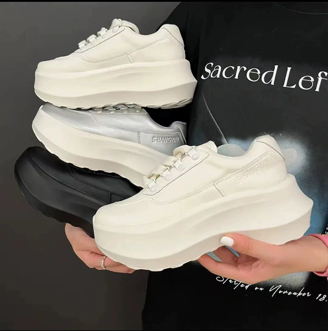 Женские кроссовки в стиле "dad shoes" от Lisa, осенне-зимние кроссовки на толстой подошве с платформой, легкие повседневные туфли, увеличивающие рост, для невысоких людей.