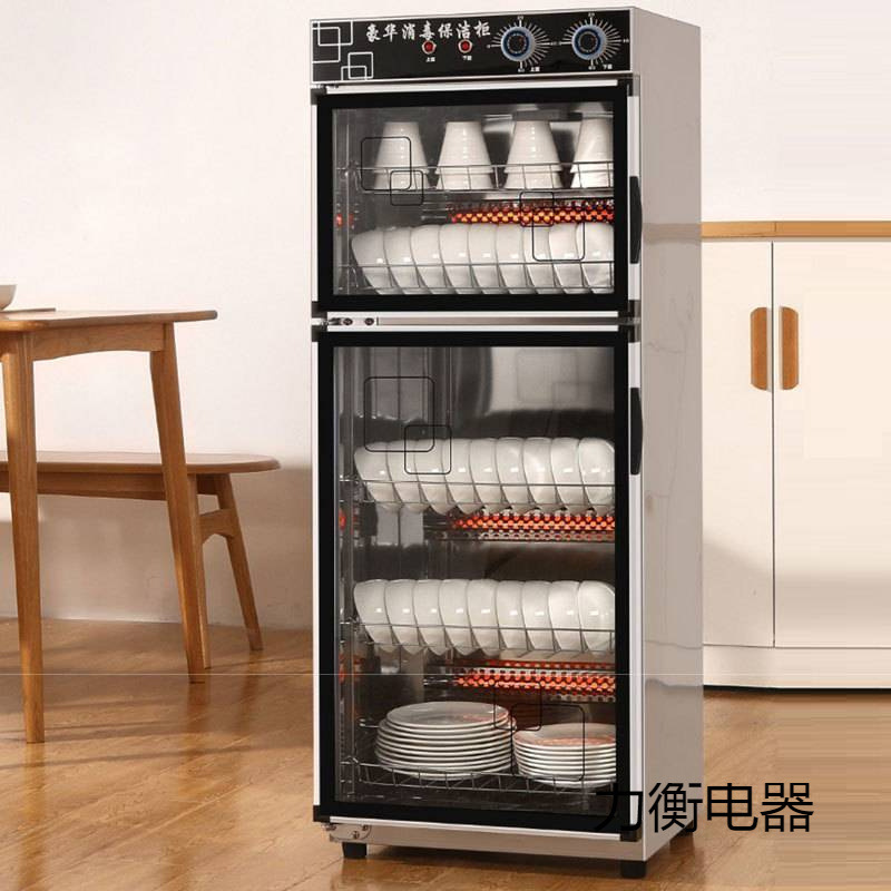 Disinfection Cabinet Commercial Catering Large Capacity Stainless Steel Cleaning Cabinet Hotel Restaurant Kitchen Tableware Disinfection Cupboard Home