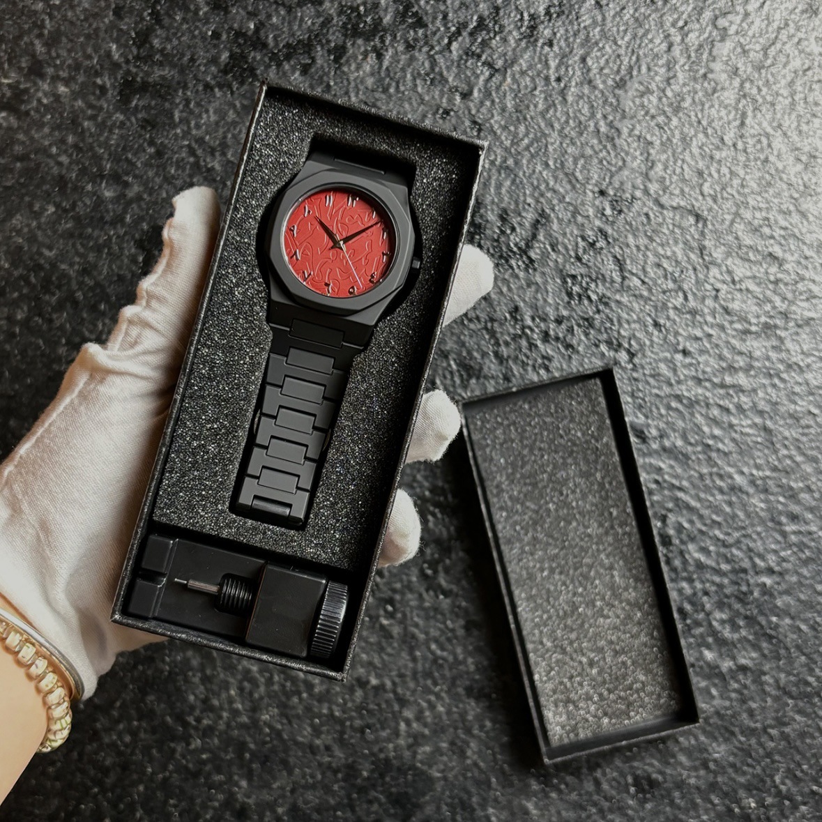 1158-7 domestic movement battery double snap button