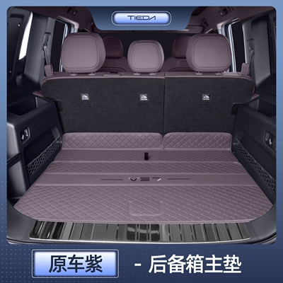 Trunk Mat: Full Surround Trunk Mat - chery-icarv27-original-car-purple-main-pad-chery-icarv27-trunk-mat