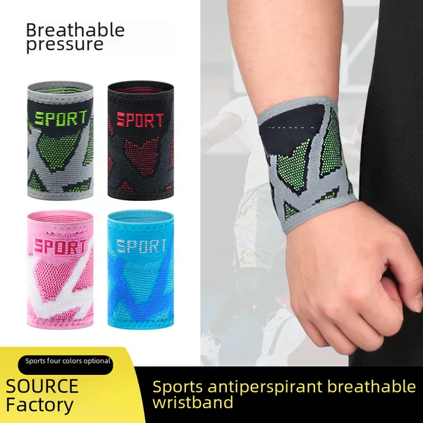 Outdoor Sports Wristbands for Men and Women, Breathable and Pressurized Wristbands, Basketball Tennis Fitness Weightlifting Protective Gear