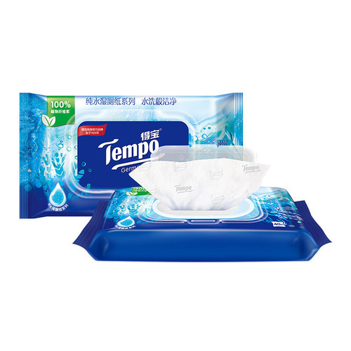 Getbest Wet Toilet Paper Household Flushable Pure Water Wet Wipes for Both Men and Women Private Parts Use 40-Pack Portable Wet Toilet Paper