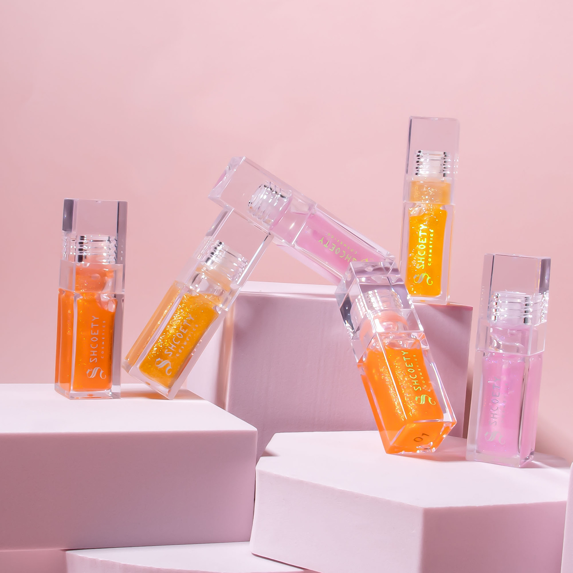 SHCOETY Cross-border Thermochromic Lip Oil Moisturizes and hydrates, easy to color, pearlescent fine shimmering color-changing lip gloss, and dudu Lip gloss undefined