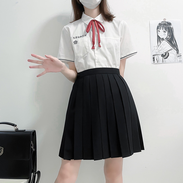 Black [pleated skirt] 48cm