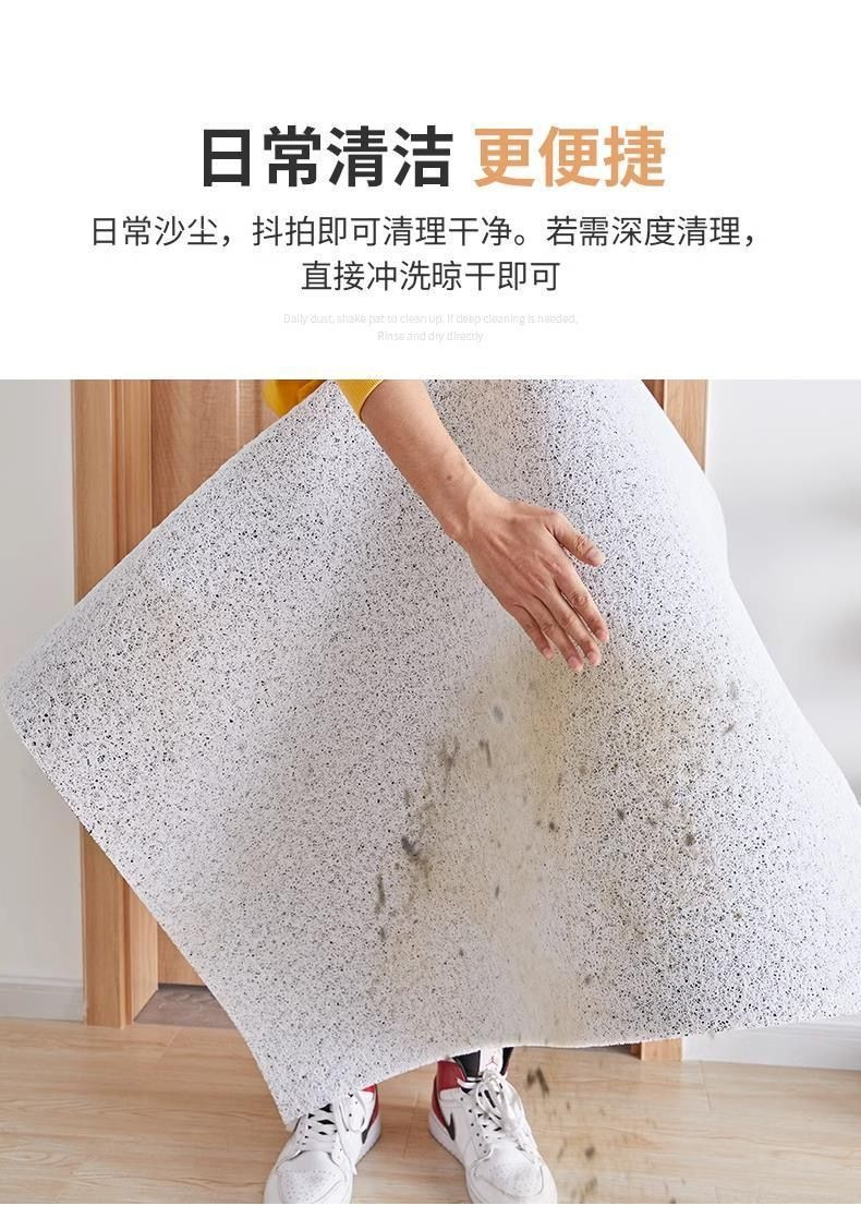 American-style Amazon foreign trade jungle RV dirt-resistant, wear-resistant, thickened, non-slip faux coconut palm entrance doormat