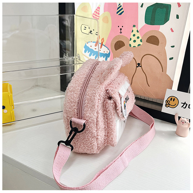 2022 Autumn and winter Edition Japanese cute plush bear bag, new Instagram cartoon student crossbody bag and single-shoulder bag undefined