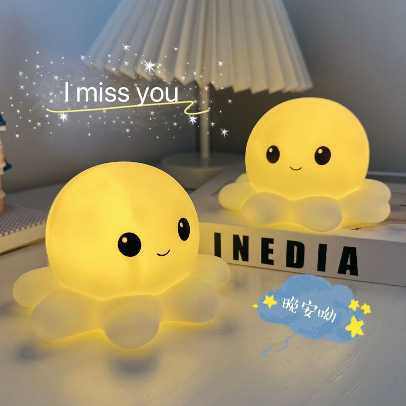 Creative octopus night light cute luminous props light holiday gift decorative octopus atmosphere light wholesale toys Creative octopus night light cute luminous props light holiday gift decorative octopus atmosphere light wholesale toys