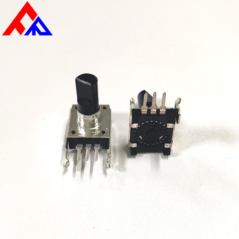 【编码器厂家】EC12型增量编码器 带开关车载编码器 吉他开关