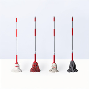 Liao Pikasuo Self-Twisting Water Spin Mop Coral Fleece Mop Fiber Absorbent Floor Mop Hands-Free Washing Cotton Yarn Mop