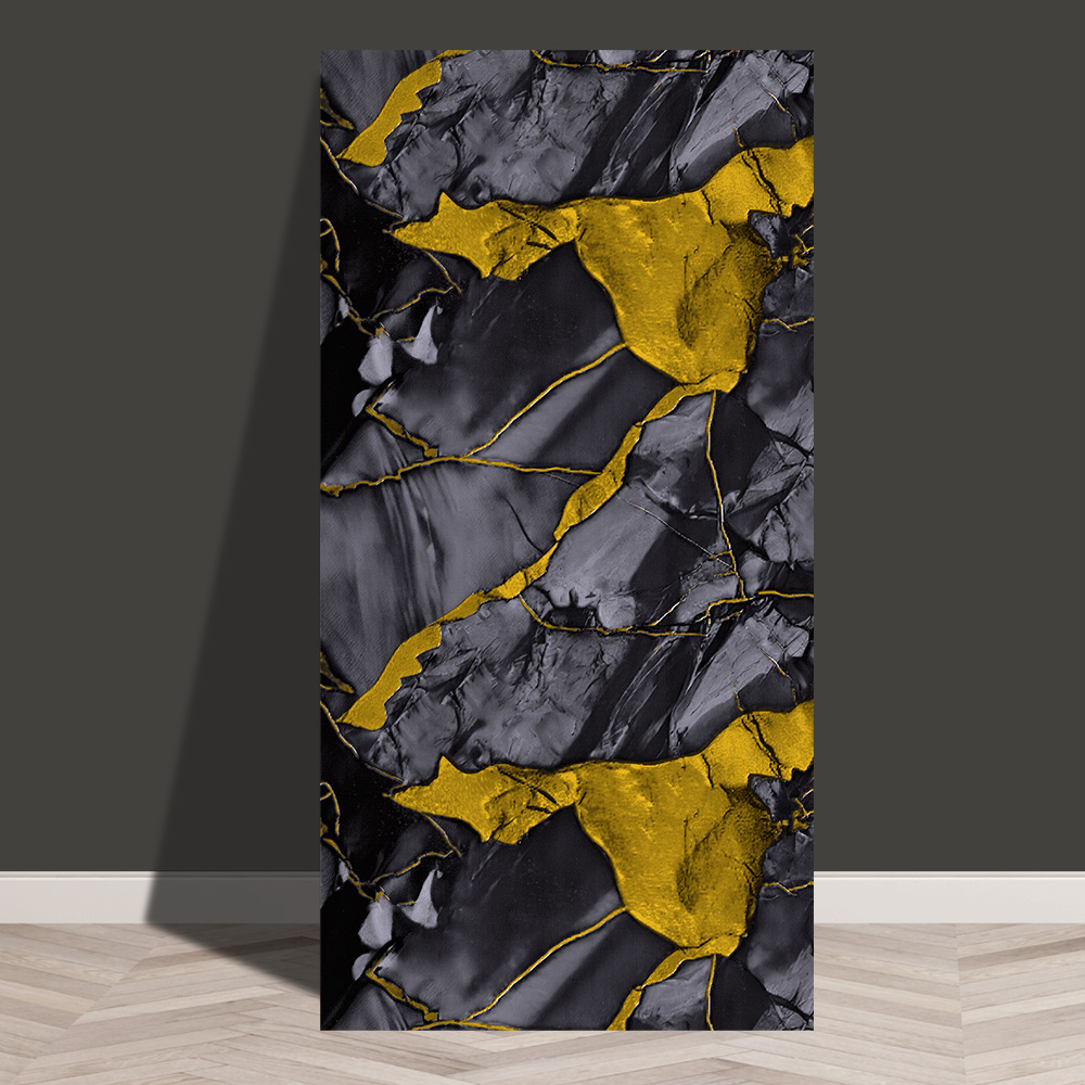 azulejos imitados mármol pegatinas de pared PVC placa de aluminio y plástico decoración papel pintado impermeable a prueba de humedad papel pintado autoadhesivo pegatinas de cocina