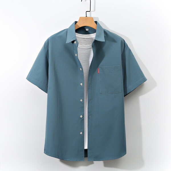 thin solid color shirt