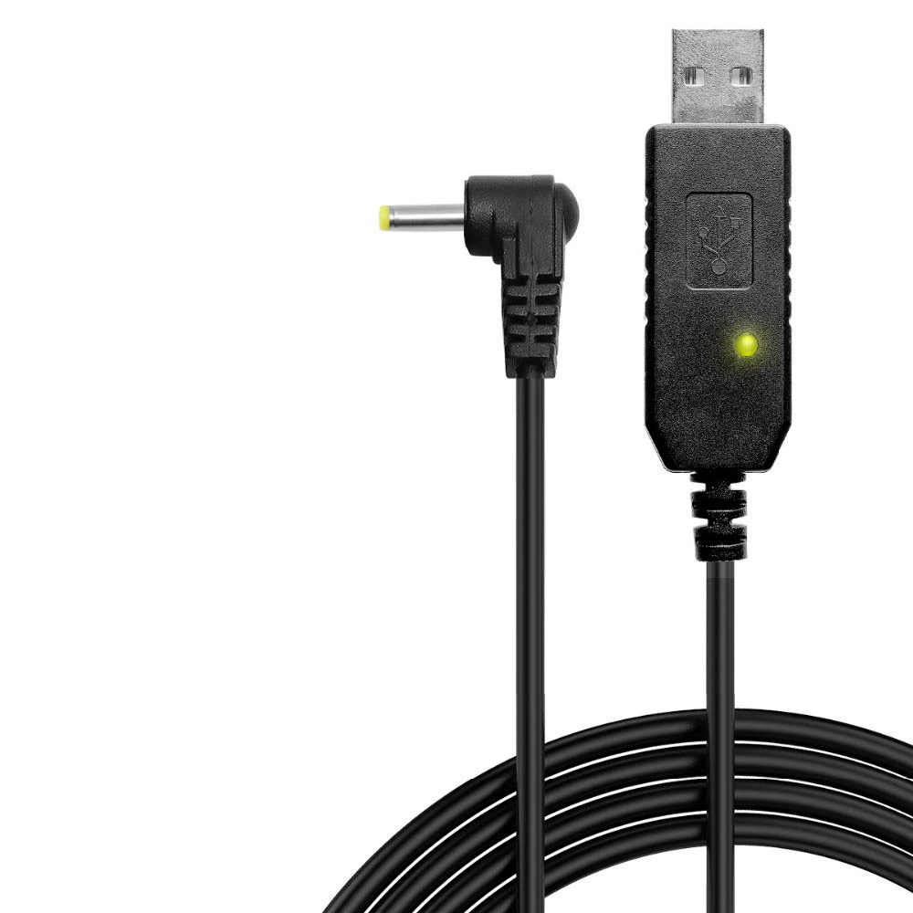 USB-кабель для прямой зарядки Baofeng, разъём 2.5 мм, для прямой зарядки 5R/UV82, удлинённый аккумулятор, USB-кабель для ускоренной зарядки