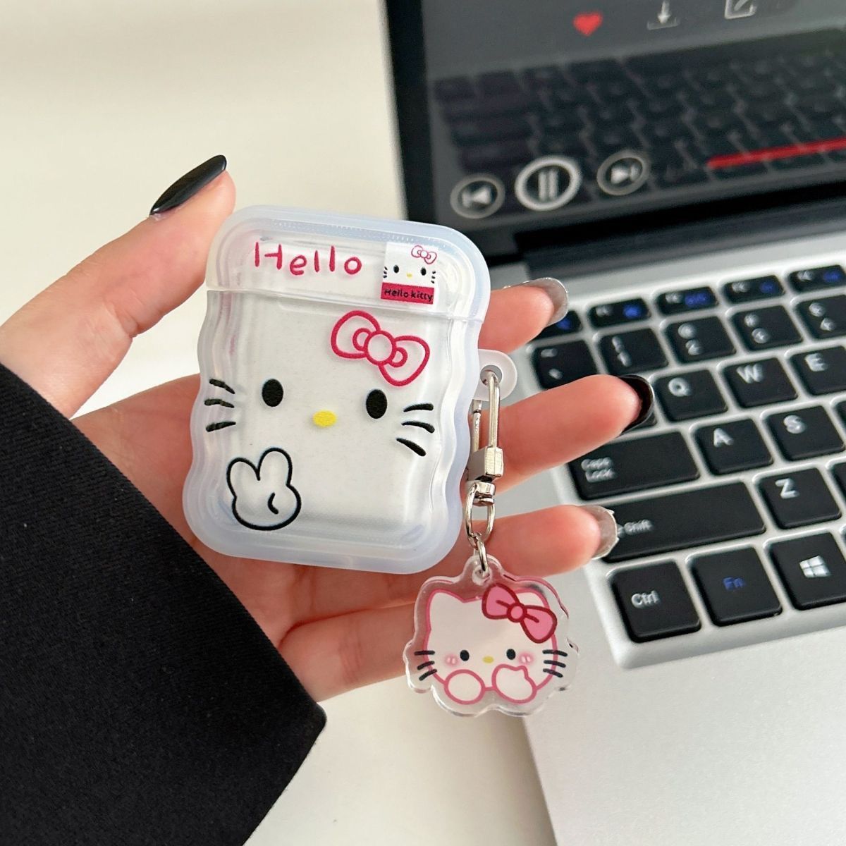 Hello Kitty AirPods 4 generación caso de protección bluetooth huaqiang norte 5 generación airpod pro3 cubierta de auriculares