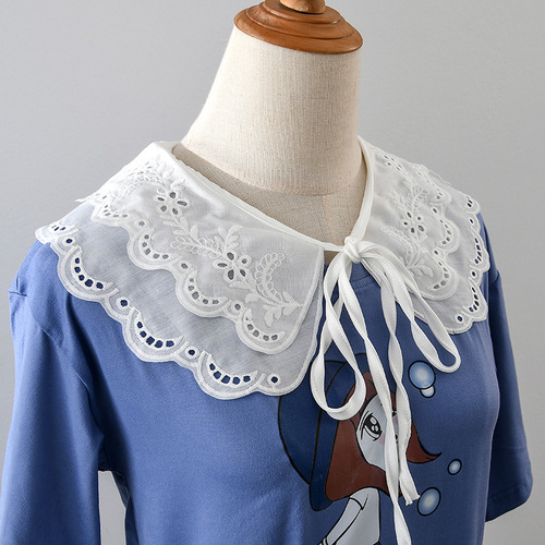 False double girl embroidered collar false bring high-grade decoration with a collar and match